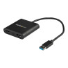 StarTech.com Adaptador Grafico USB 3.0 Externo a 2x HDMI - Cable adapt