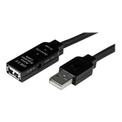 StarTech.com Cable de 25m USB 2.0 Hi Speed de Extensión Activo Macho a