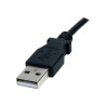 Cable 2M Adaptador USB A Macho Conector Coaxial Barreltipo M | APLIUM