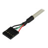 StarTech.com Adaptador de Placa USB A Hembra de 2 puertos - Panel USB