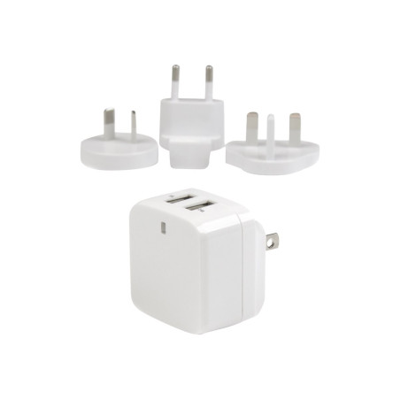StarTech.com Cargador de Pared USB de 2 Puertos para Tablets Smartphon