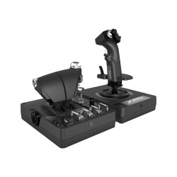 Logitech X56 H.O.T.A.S. - Joystick y acelerador - cableado - para PC
