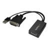 Adaptador DVI A Displayport Alimentacion USB Conversor | APLIUM