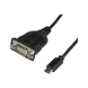 StarTech.com Adaptador USB-C a Serie DB9 RS232 - Cable Conversor USBC