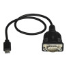 StarTech.com Adaptador USB-C a Serie DB9 RS232 - Cable Conversor USBC