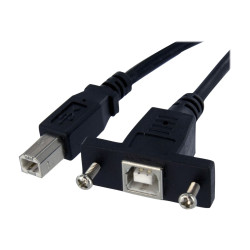 Cable 0.3M Extensor USB B Montaje En Panel Hembra A Macho | APLIUM