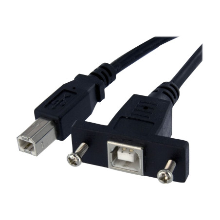 Cable 0.3M Extensor USB B Montaje En Panel Hembra A Macho | APLIUM