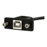 Cable 0.3M Extensor USB B Montaje En Panel Hembra A Macho | APLIUM