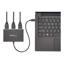 StarTech.com Splitter Divisor USB-C a 3 Puertos HDMI - Hub Concentrado