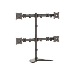 Base De Soporte Ajustable Vesa Para 4 Monitores De Hasta 27 | APLIUM