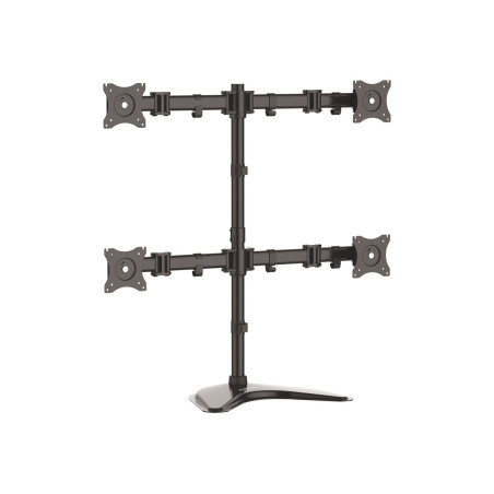 Base De Soporte Ajustable Vesa Para 4 Monitores De Hasta 27 | APLIUM