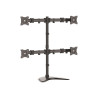 Base De Soporte Ajustable Vesa Para 4 Monitores De Hasta 27 | APLIUM