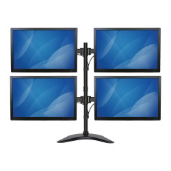 Base De Soporte Ajustable Vesa Para 4 Monitores De Hasta 27 | APLIUM