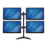 Base De Soporte Ajustable Vesa Para 4 Monitores De Hasta 27 | APLIUM