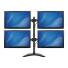 Base De Soporte Ajustable Vesa Para 4 Monitores De Hasta 27 | APLIUM