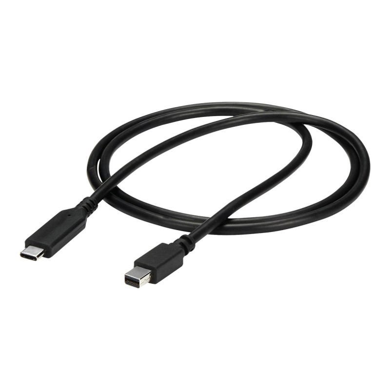StarTech Cable Adaptador 1m USB-C a Mini DisplayPort 4K 60Hz Negro - C