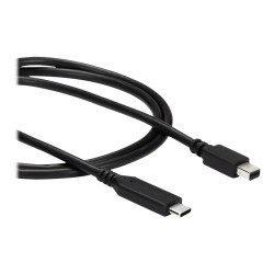 StarTech Cable Adaptador 1m USB-C a Mini DisplayPort 4K 60Hz Negro - C