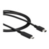 StarTech Cable Adaptador 1m USB-C a Mini DisplayPort 4K 60Hz Negro - C