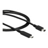 StarTech Cable Adaptador 1m USB-C a Mini DisplayPort 4K 60Hz Negro - C