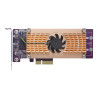 Dual M.2 22110/2280 Sata SSD Expansion Card (PCIE GEN2 X2) I | APLIUM