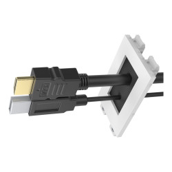 Componente de placa frontal AV modular - módulo de cepillo - módulo si