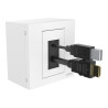 Componente de placa frontal AV modular - módulo de cepillo - módulo si