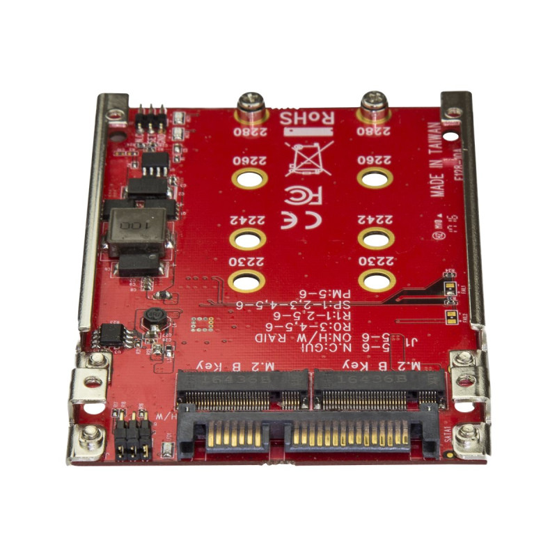 StarTech.com Adaptador para Unidad de Disco M.2 a SATA para Bahía de 2