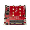 StarTech.com Adaptador para Unidad de Disco M.2 a SATA para Bahía de 2