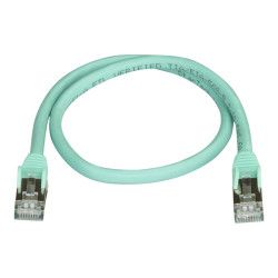 StarTech.com 50cm CAT6A Ethernet Cable, 10 Gigabit Shielded Snagless R