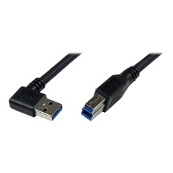Cable 1M USB 3.0 USB B Macho A USB A Macho En Angulo Derecho | APLIUM