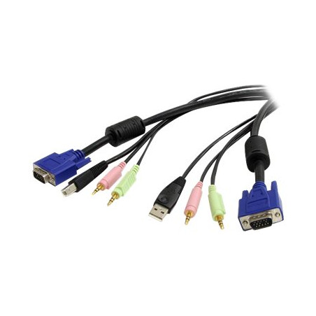6ft 4-in-1 USB VGA KVM Switch Cable | APLIUM