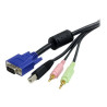 6ft 4-in-1 USB VGA KVM Switch Cable | APLIUM