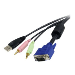 6ft 4-in-1 USB VGA KVM Switch Cable | APLIUM