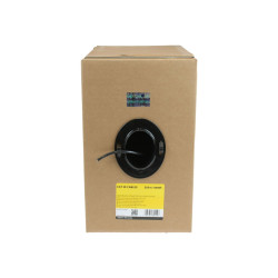 StarTech.com 1000 ft Bulk Roll of Black CMR Cat5e Solid UTP Riser Cabl