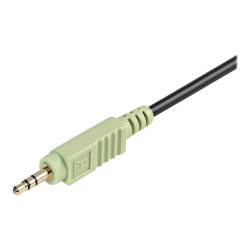 6 ft 4-in-1 USB DVI KVM Cable with Audio | APLIUM