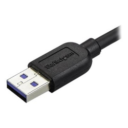Cable Delgado 2M Micro USB 3.0 Acodado A La Izquierda A USB | APLIUM