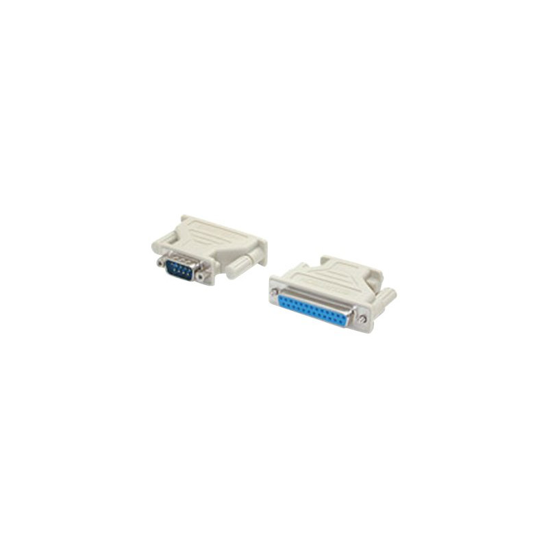 Adaptador Conversor Serie DB9 A DB9 A DB25 Macho A Hembra | APLIUM