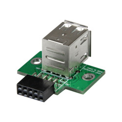 StarTech.com Adaptador Header USB de 2 Puertos para Placa Base - Adapt