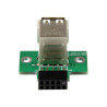 StarTech.com Adaptador Header USB de 2 Puertos para Placa Base - Adapt