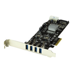Startech 4-Port USB 3.0 PCI Express Card Adapter - PCIe Supe | APLIUM