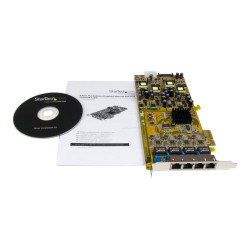 Tarjeta Pci Express De Red Ethernet Gigabit 4 Puertos PoE | APLIUM