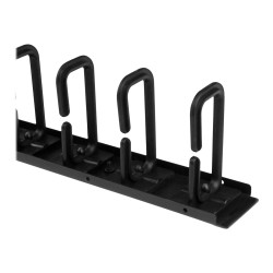 StarTech.com Gestor Organizador Vertical de Cableado con Anillas en D