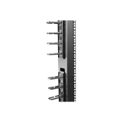 StarTech.com Gestor Organizador Vertical de Cableado con Anillas en D