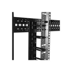 StarTech.com Gestor Organizador Vertical de Cableado con Anillas en D