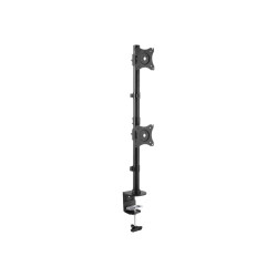 Base Soporte Vertical Vesa 2 Monitores Ajustable Hasta 27 | APLIUM