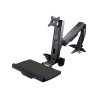 StarTech.com Brazo de Soporte de Pie y Sentado - Brazo Ajustable de Mo