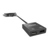 Componente de placa frontal AV modular - módulo USB C - enchufe tipo 3