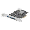 USB 3.1 Card 4 Pt PCIe USB A+C - 2 CH | APLIUM