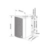 Altavoces de Pared Alimentados - amplificador integrado - 2 x 15w (RMS