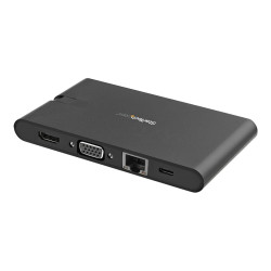 StarTech.com Replicador USB-C Docking Station VGA HDMI GbE SD Win Mac